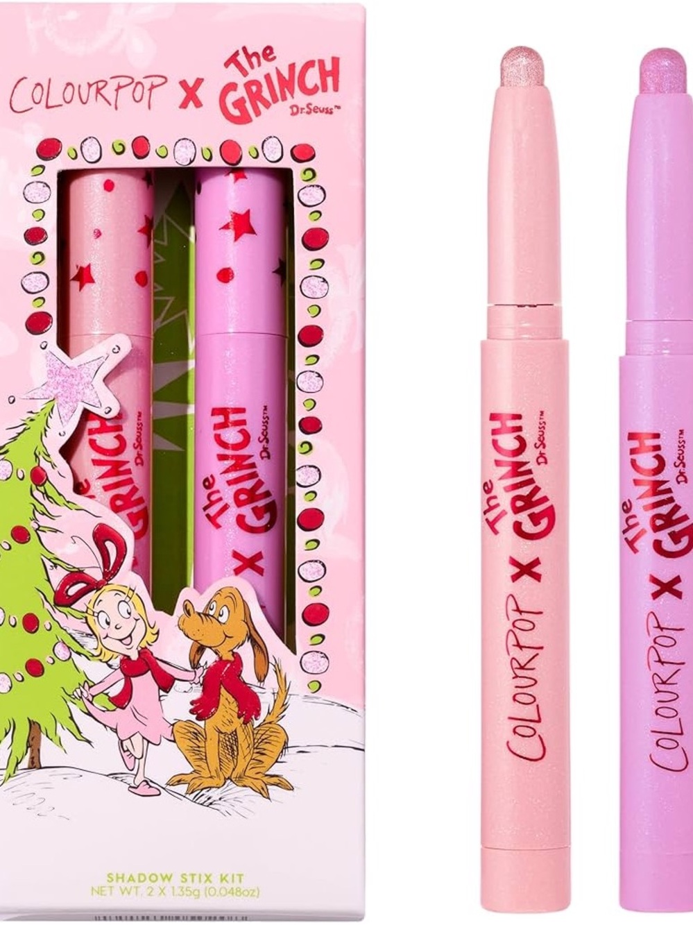 ColourPop x The Grinch Shadow Stix Makeup Kit